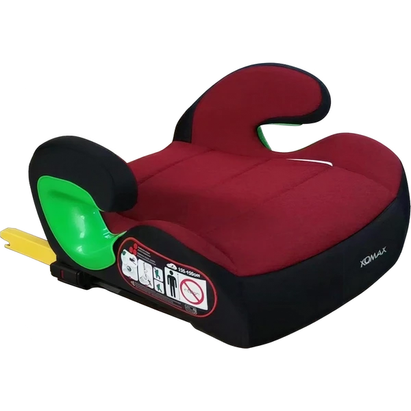 Backless booster cushion with seatbelt guide